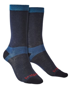 Bridgedale - 2 Pack Liner Basislaag Schoen Sokken - Marineblauw