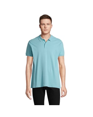 SOLS Heren Planet Poloshirt (Zwembad Blauw)