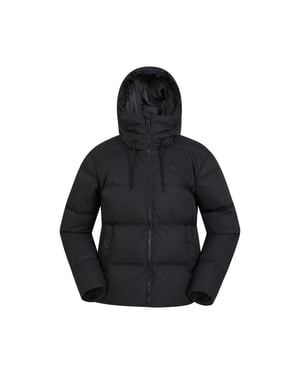 Mountain Warehouse Dames/Dames Cosy Extreme Korte Donzen Jas (Zwart)