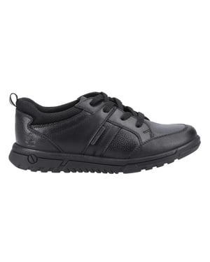 Hush Puppies Jongens Steven Leren Schoolschoenen (Zwart)