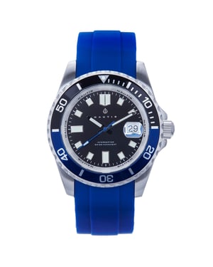 Nautis Interceptor Boxset met verwisselbare bandjes en datumweergave - marineblauw