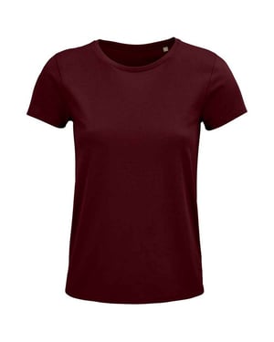 SOLS Dames/dames Crusader Organisch T-shirt (Bourgondië)