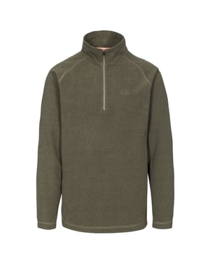 Trespass - Heren Keynote Anti Pluis 1/4 Rits Fleece Vest (Bruin)