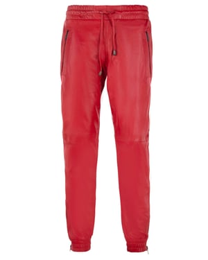 Leren joggingbroek voor heren, Boston