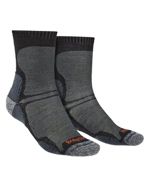 Bridgedale - Heren Wandelsokken Ultralight Merinowol - Zwart