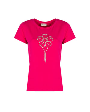 Rebel Queen by Liu Jo T-Shirt Vrouw roze