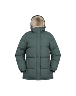Mountain Warehouse Dames/Dames Sneeuw Borg Gevoerde Jas (Kaki Groen)