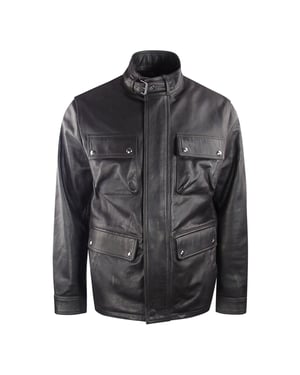 Belstaff donkerbruin Grant leren jack