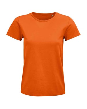 SOLS Dames/Dames Pioneer Organic T-shirt (Oranje)