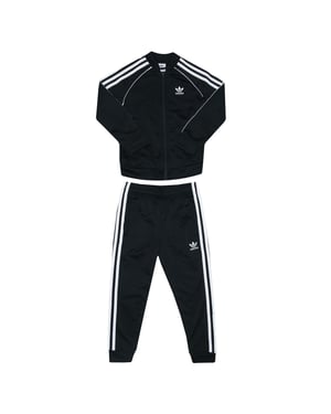 Boy's adidas Originals Infant SST Tracksuit in Black-White