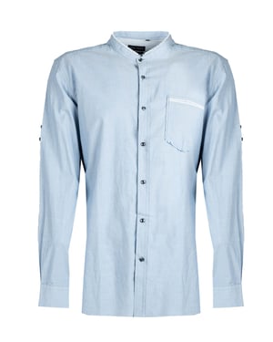 Antony Morato overhemd Slim Mannen blauw