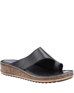 Hush Puppies Dames/dames Elissa Suède Sandalen (Zwart/Crème)