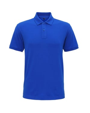 Asquith & Fox Heren Super Smooth Knit Polo Shirt (Helder Koninklijk)