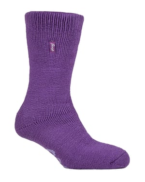 Dames Thermosok | Jeep | Ademend Luxe Gevoerde Winterlaarzen Sokken voor Vrouwen - Violet