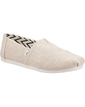 TOMS Alpargata Jute Heren Espadrilles Naturel Ongeverfd