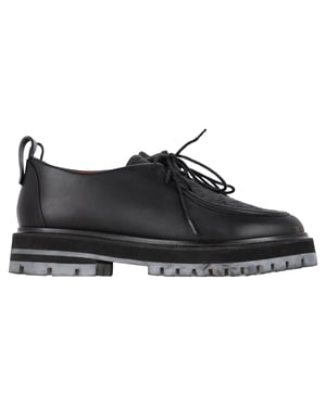 Loro Piana Veterschoenen in Zwart Leer
