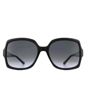 Jimmy Choo Square Dames Black Dark Gray Gracient zonnebril