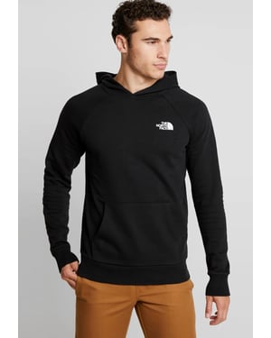 The North Face Heren Reglan Red Box Hoodie in Zwart