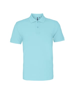 Asquith & Fox Heren Poloshirt met korte mouwen (Heldere oceaan)
