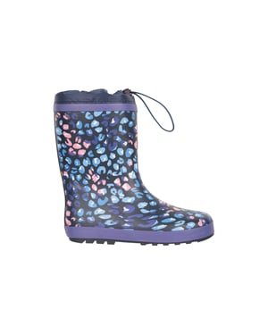 Mountain Warehouse Kinder/Kinder Wellington Laarzen met luipaardprint (Paars)