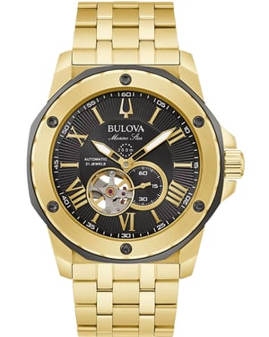Bulova Marine Star herenhorloge Goudkleurig 98A273