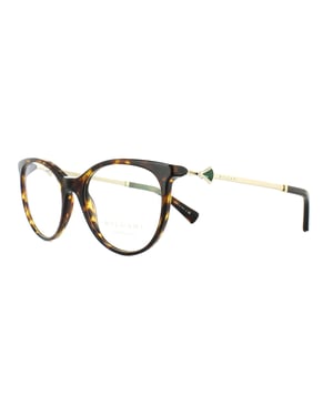 Bvlgari Bril 4149KB ​​5193 Dark Havana 52 mm dames