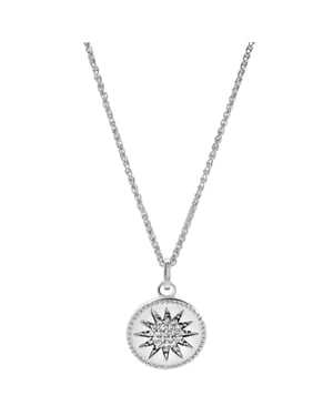 Orphelia 'Shine' Dames 925 Sterling Zilveren Hanger met Ketting - Zilver ZH-7576