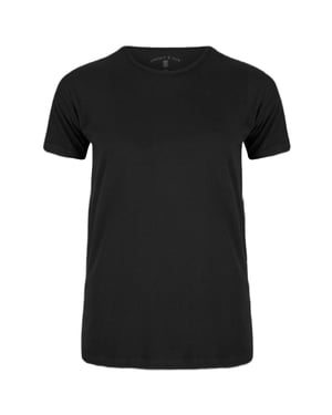 Presly & Sun Tee SS James O-Neck Zwart