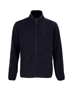 SOLS Heren Factor Gerecycleerd Fleece Jas (Marine)