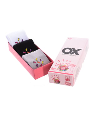 Set van 6 lage sokken OX met frisse geuren