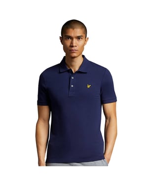 Lyle & Scott Gewoon poloshirt in Marine