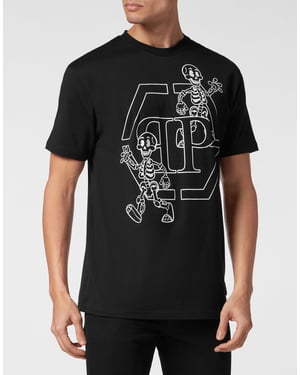 T-Shirt Ronde Hals Skeleton