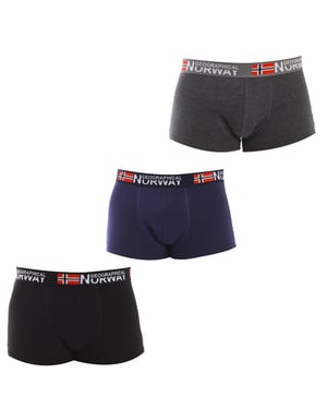 Pack-3 Boxers Geografisch Noorwegen man