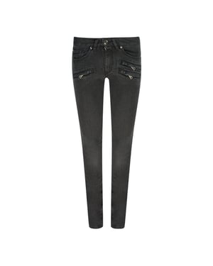 Balmain FP5359J935B Black Jeans
