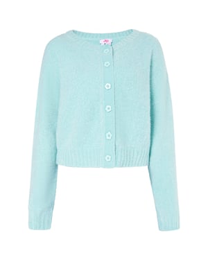 Mymo Gebreid vest Dames aqua