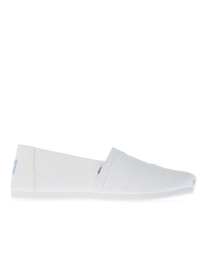 Women's Toms Recycled Cotton Alpargata Espadrille Pumps in White
