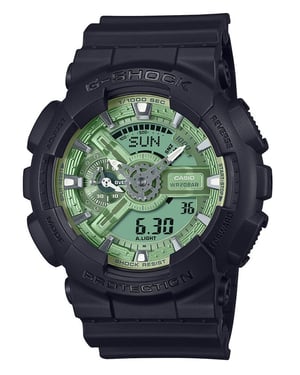 Casio G-shock Heren Zwarte Horloge GA-110CD-1A3ER