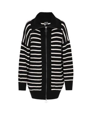 Dreimaster Vest Dames zwart en wit