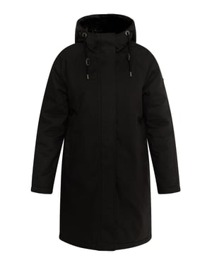 Dreimaster Winter parka Dames zwart