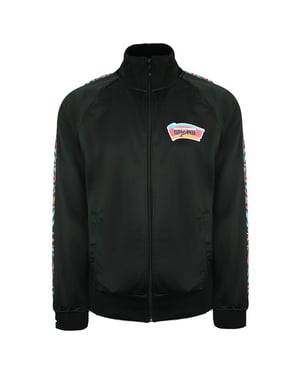 MitchelL & Ness San Antonio Zip Up Zwart Heren Track Jacket TRJKDF18006 SASBLCK1