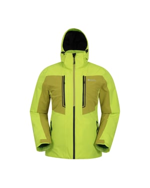 Mountain Warehouse Heren Phase Extreme Waterdichte Ski jas (Groen)