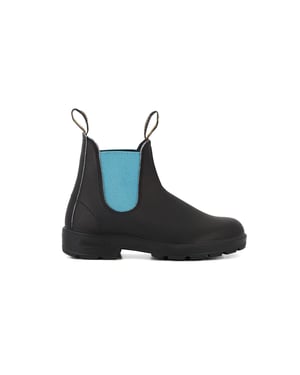 Blundstone #2207 Zwart/blauwgroen Chelsea-laars