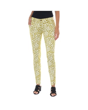 Lange broek met smal gesneden zomen 70DBF0531-R215 vrouw