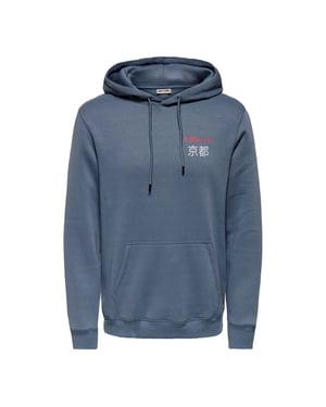 Only & Sons Hoodies Keane Hoodie  Blauw
