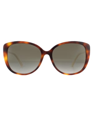 Jimmy Choo Zonnebril Aly/F/S 086 Ha Havana Bruin Bruin Verloop