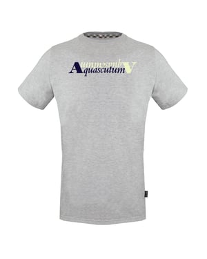 Aquascutum Reflection Logo grijs T-shirt