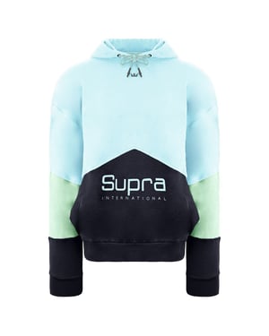 Supra Pullover Lange Mouw Blauw Heren 92 Fleece Hoodie 102552 366