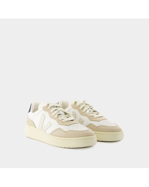 V-90 Sneakers - Veja - Leer - Steenwit