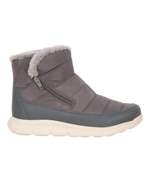 Mountain Warehouse Dames/Dames Boston fleece gevoerde sneeuwlaarzen (Grijs)