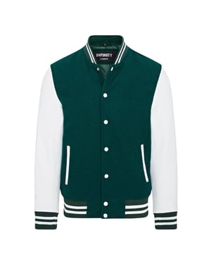 Letterman honkbalwollen leren Varsity-bomberjack - Genua